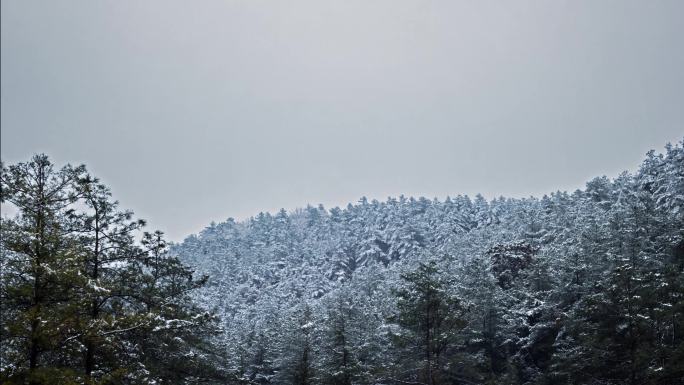 云南雪景延时