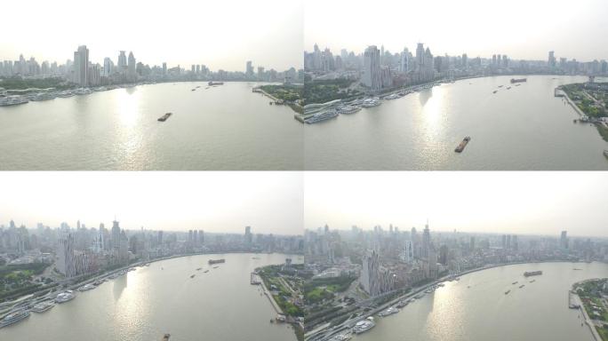 上海上海外滩高楼大厦黄浦江江面