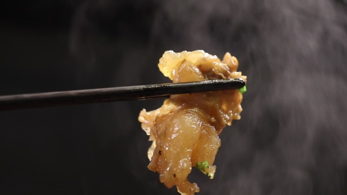 筷子夹肉升格