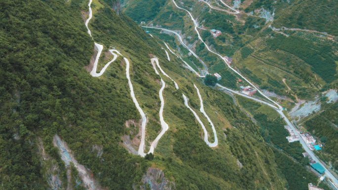 茂县高山航拍