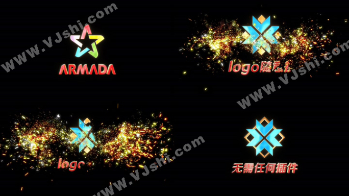 logo标识角标动画演绎（无需插件）