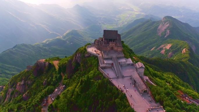 南岳衡山祝融峰衡山五岳