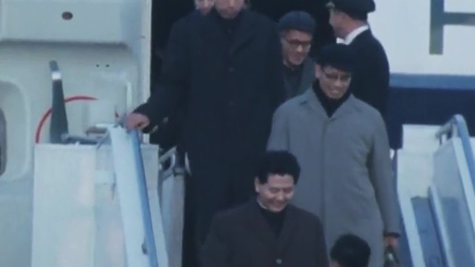 1971年中国代表团抵达纽约