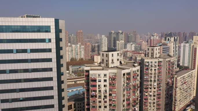 4K-原素材-上海老城区居民楼