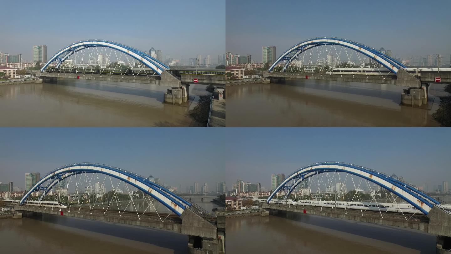宁波火车桥航拍