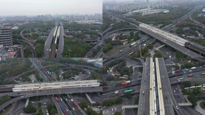 4K-原素材-上海共富新村地铁站