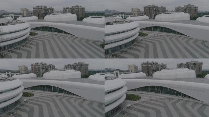 眉山会展中心泡菜节展厅航拍