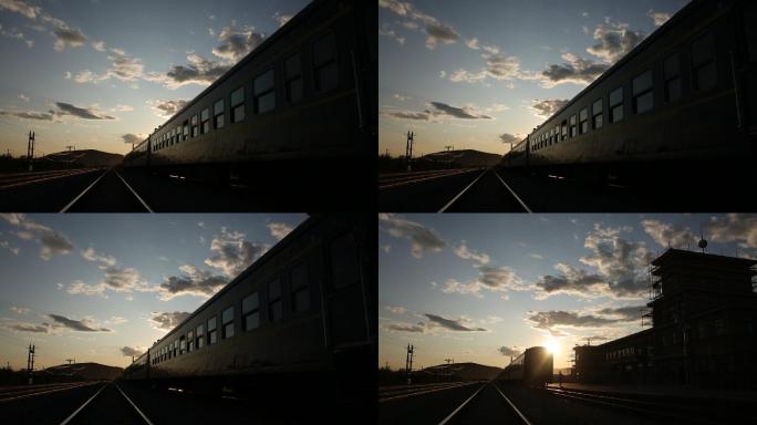 火车驶向光明的未来