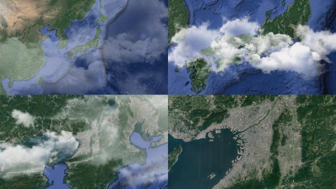 日本大阪卫星定位