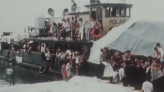 70年代越南难民船