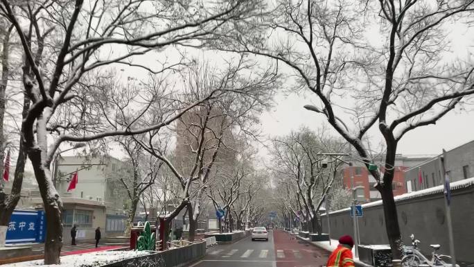 北京初雪大雪