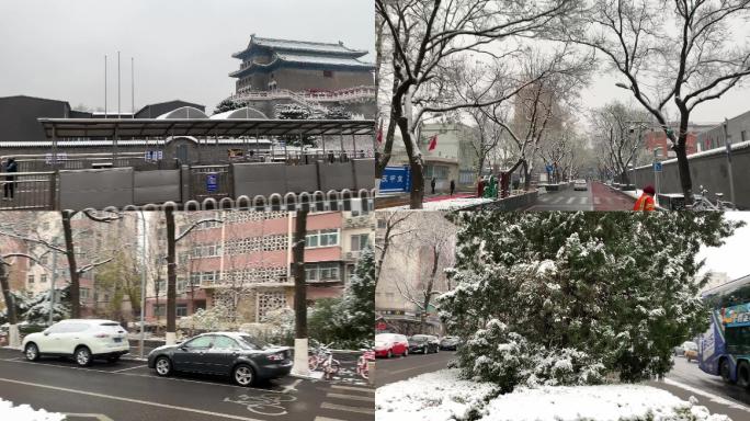 北京初雪大雪