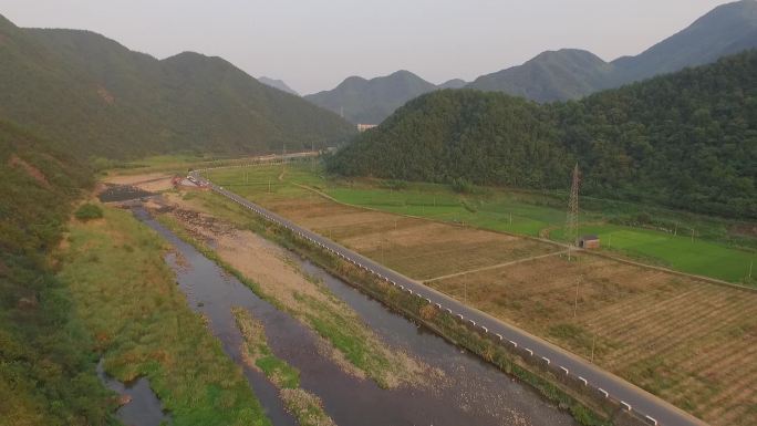 桐庐乡村农民房航拍