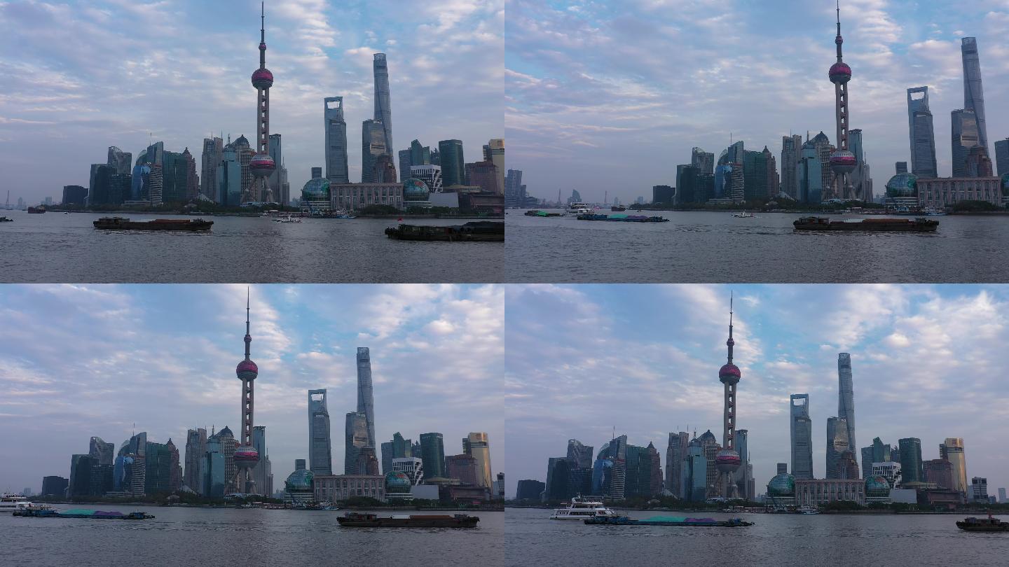 4K-原素材-上海城市风光