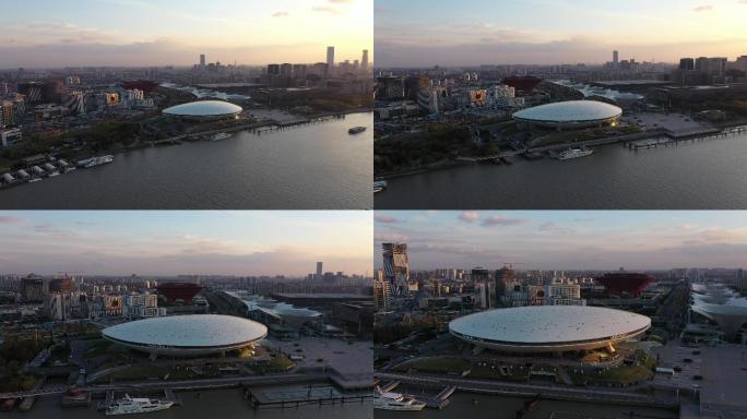 4K-原素材-上海梅赛德斯奔驰文化中心航