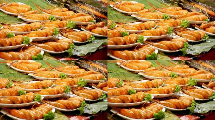 海鲜鱼基围虾自助餐厅美食栏目