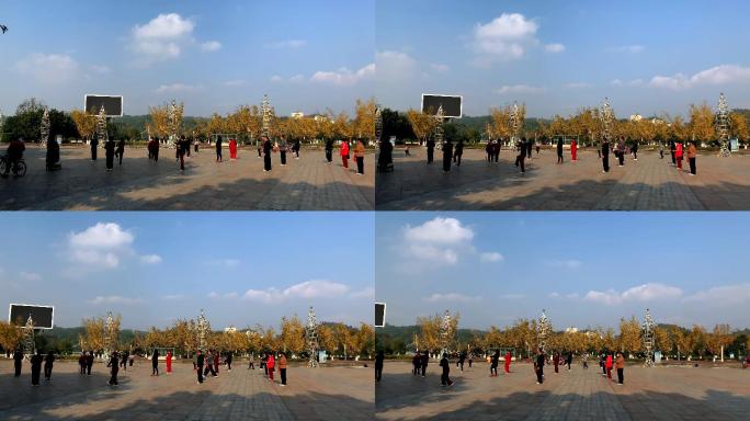 练习太极剑的人们2（4K）