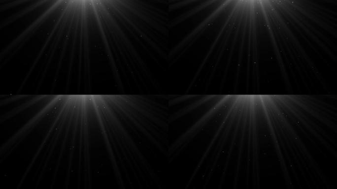4K黑白光线粒子星空幕