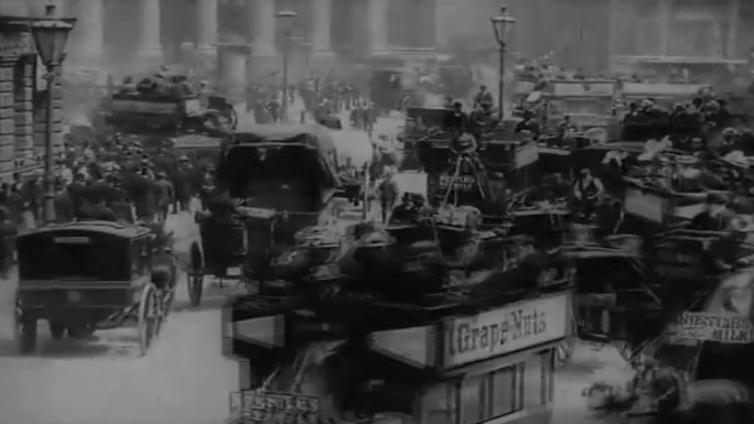 1903年伦敦老街风光