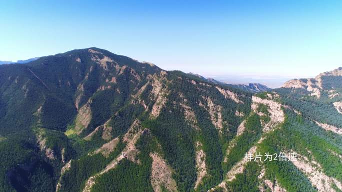 贺兰山大景生态植被