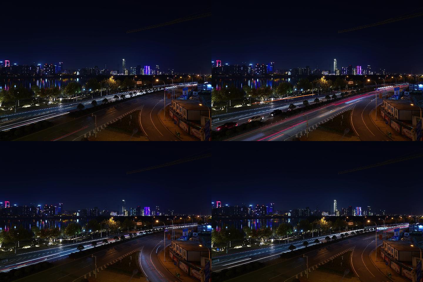 长沙夜景延时摄影