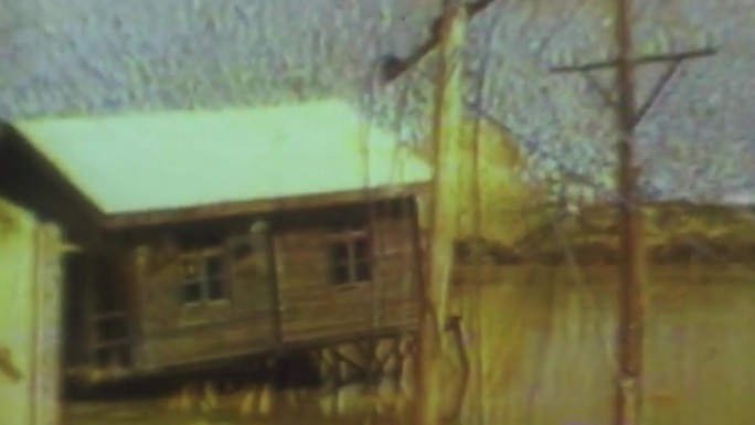 80年代龙羊峡水电站