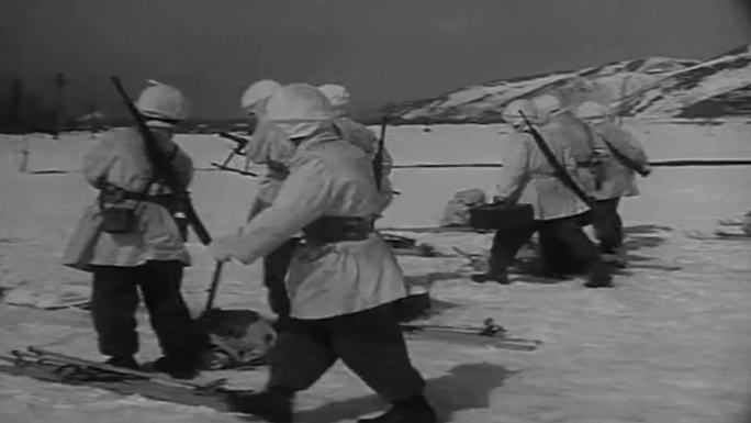 40年代日军雪地训练