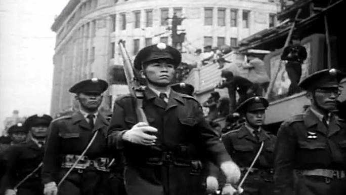 50年代日本自卫队阅兵