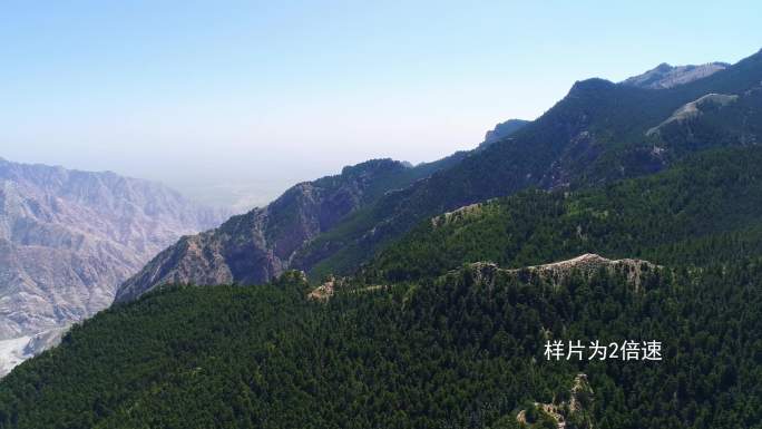 宁夏贺兰山航拍大景