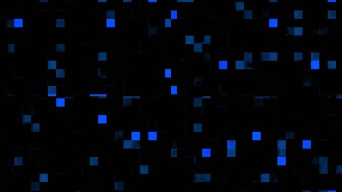 978蓝色格子动感方框科技数据背景