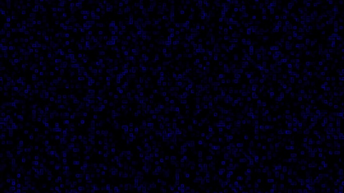 970蓝色动感暗调格子方框科技背景