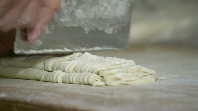 美食面条臭豆腐油炸切菜砂锅鱼升格部分4K