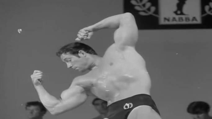 60年代健美操比赛、阿诺