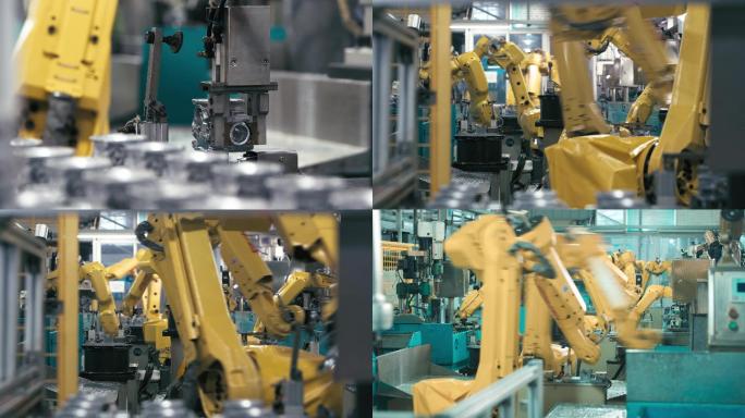 机械臂机器人生产4K