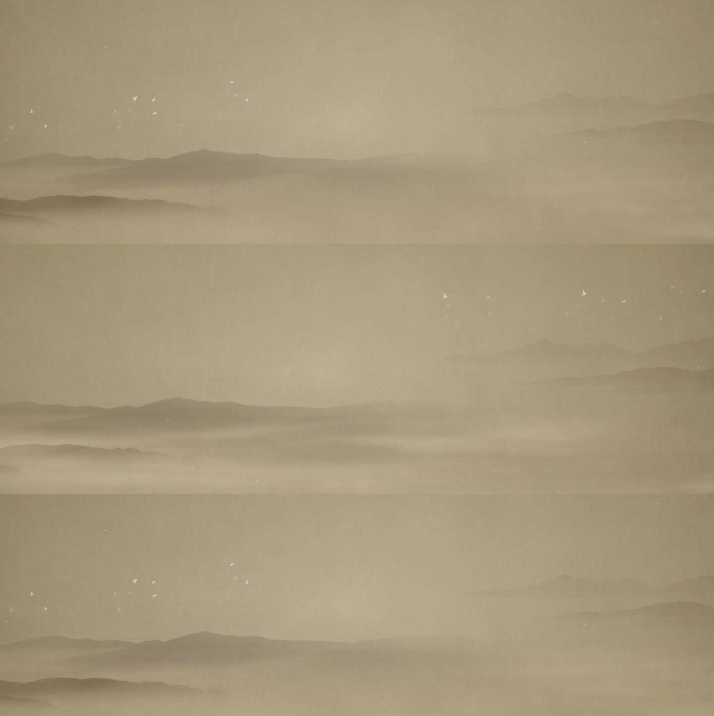水墨山水画宣纸纹理背景