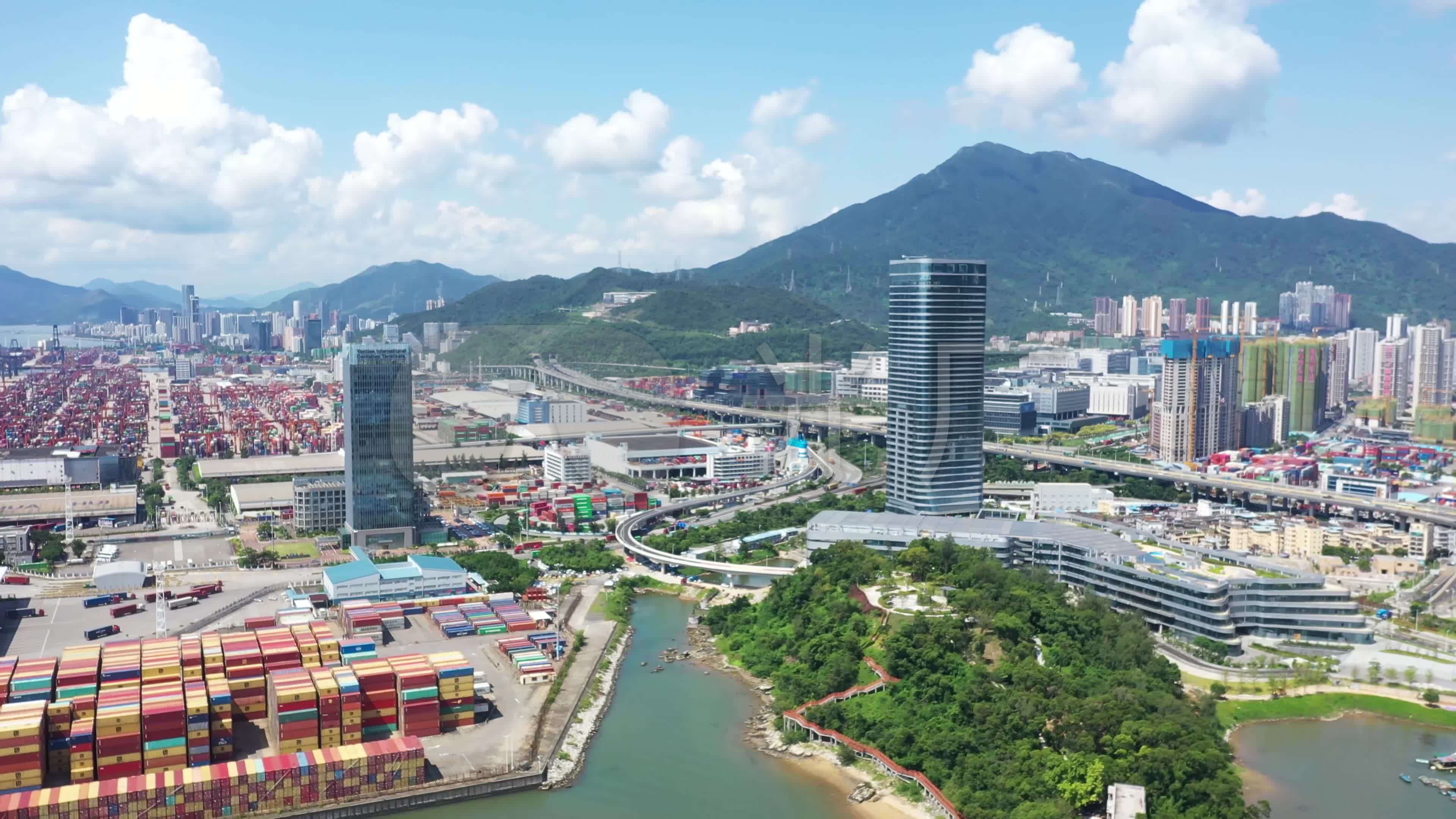 深圳鹽田港壹海城貨運碼頭高速路