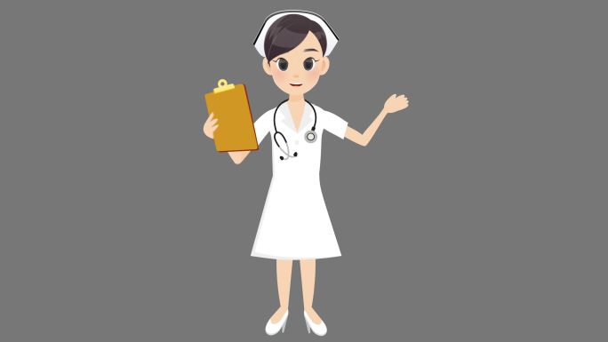 女医生护士动画讲解员MG