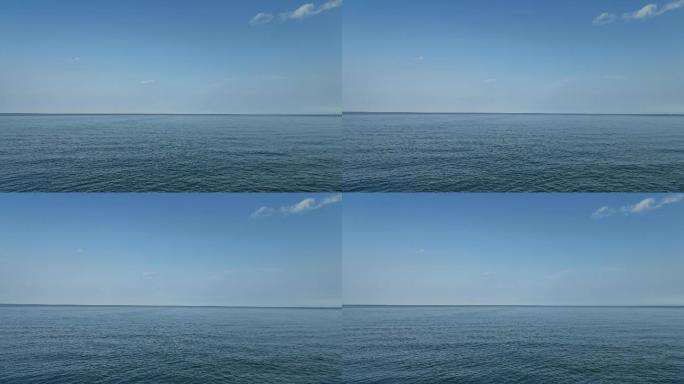 大海海平面纯净蓝天碧海