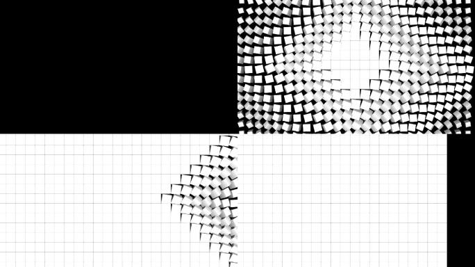 裸眼3d结构投影墙面投影矩阵方块变