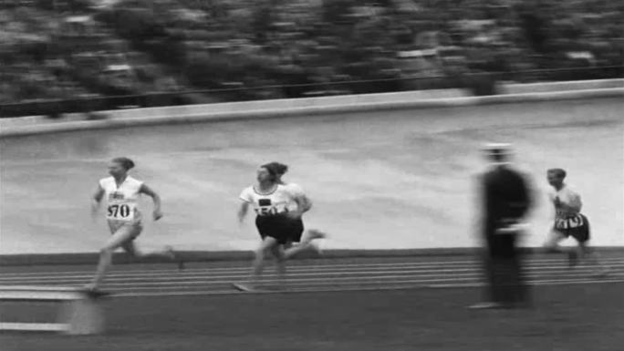 30年代体育运动女子赛跑