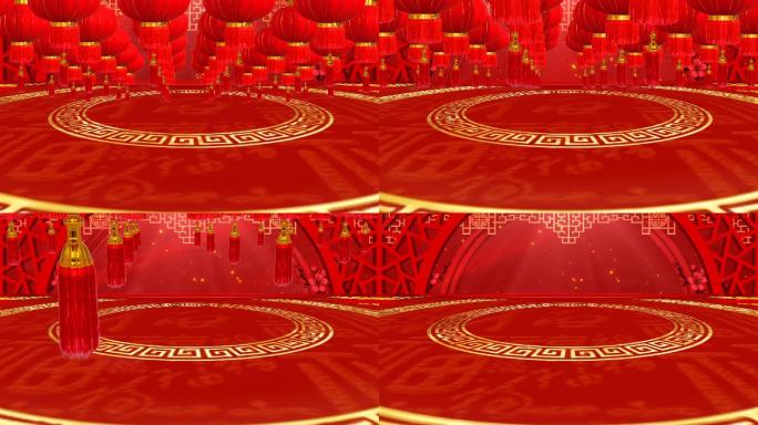 春节灯笼空间背景素材