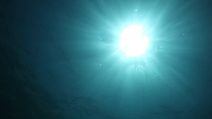 海底仰视透光海面素材04