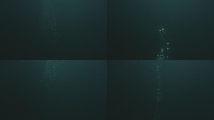 实拍写实海底气泡01