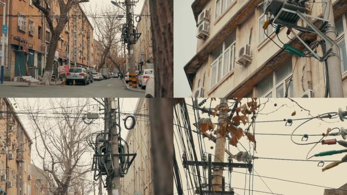 4k城市用电电路老化的变压器