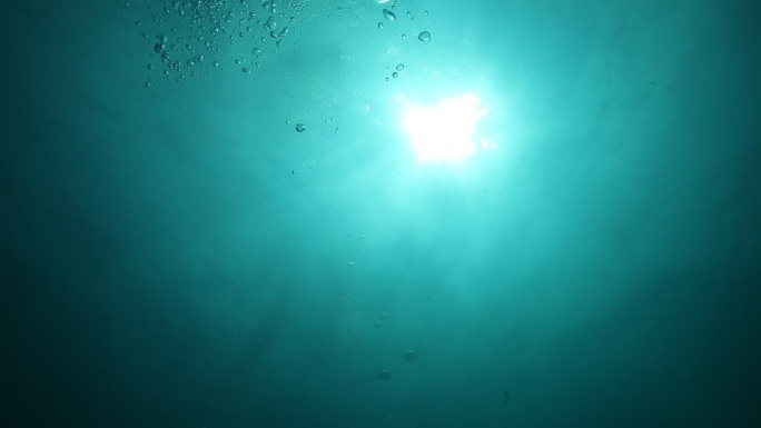 海底仰视透光海面素材02