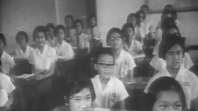 上世纪50年代60年代台湾学校学生