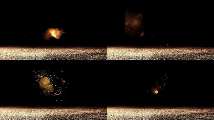 21款带通道粒子焰火素材特效元素动画视频