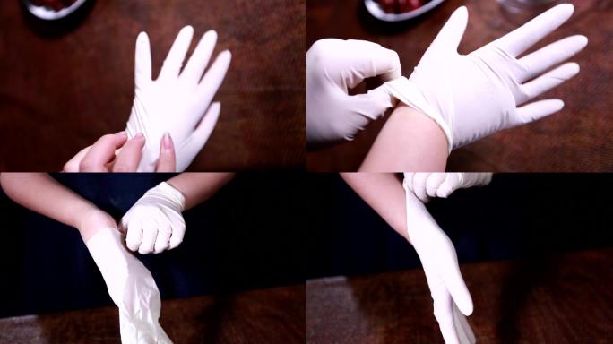 实验实验员手套一次性手套