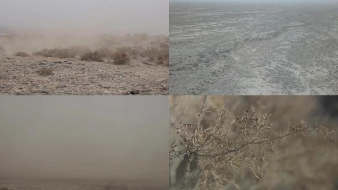戈壁滩沙尘暴