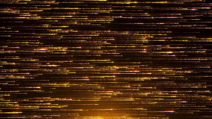 4K震撼金色粒子流视频素材